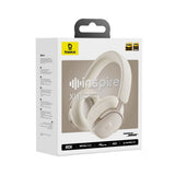 Baseus Inspire XH1 Wireless Headphones Sound by Bose ANC Dolby Audio Milky Way Color