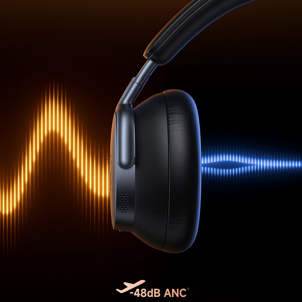 Baseus Inspire XH1 Wireless Headphones Sound by Bose ANC Dolby Audio Black Hole