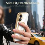 Tech-Protect MagFlex MagSafe Case til iPhone 17 - gennemsigtigt guld