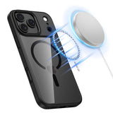 Tech-Protect MagMat MagSafe Case til iPhone 17 Pro - klar sort