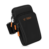 Tech-Protect M7 Universal Sport Armband Case - sort og orange