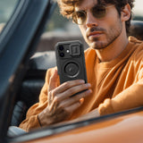 Tech-Protect Kevlar MagSafe-hylster til iPhone 17 - sort