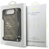 Guess 4G Big Logo Cord Stap Crossbody Case til iPhone 17 Air - Brown