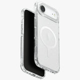 Uniq LifePro Xtreme Magclick opladningsfoder til iPhone 17 Air - Glitter-transparent
