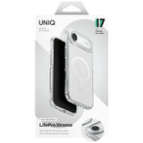 Uniq LifePro Xtreme Magclick opladningsfoder til iPhone 17 Air - Glitter-transparent