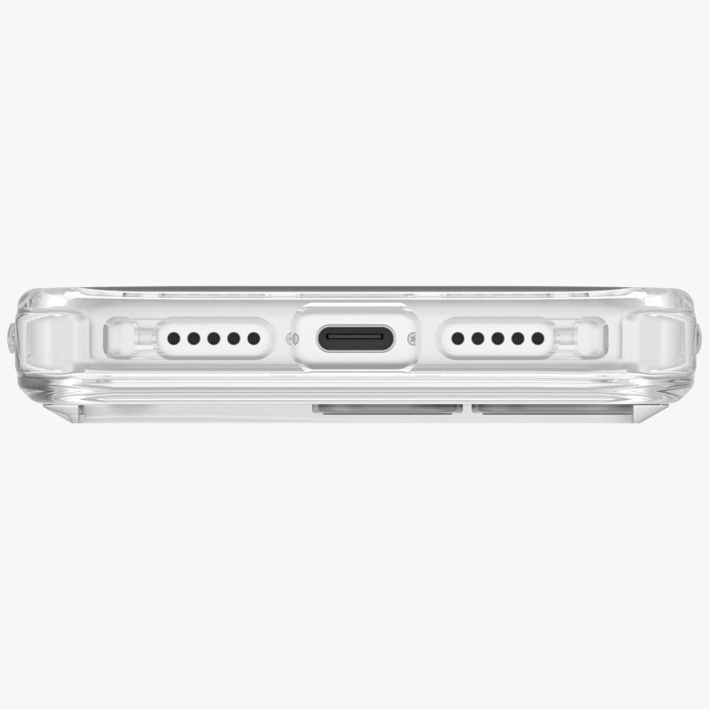 Uniq LifePro Xtreme Magclick Charging Case for iPhone 17 Pro - Clear-Glitter