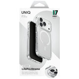 Uniq LifePro Xtreme Magclick Charging Case for iPhone 17 Pro - Clear-Glitter