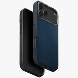 Uniq Lyden DS Case til iPhone 17 Pro Max Magclick opladning - Blå og sort