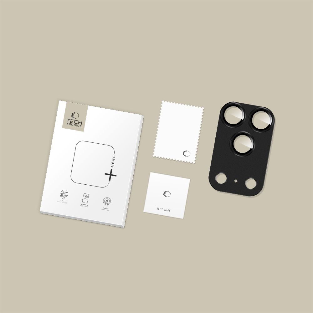 Tech-Protect Camfull Fit+ Kamera Cover til iPhone 17 Pro Max - sort