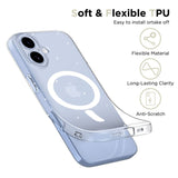 Tech-Protect FlexAir MagSafe Case til iPhone 17 - Klar Glitter