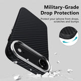 Tech-Protect Ion Carbon MagSafe Case til iPhone 17 Air - sort og sølv