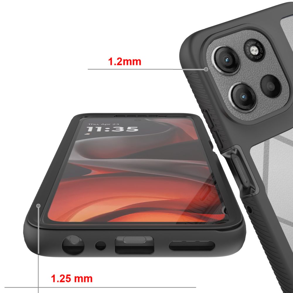 Tech-Protect Defense Case til Motorola Moto G56 5G - sort