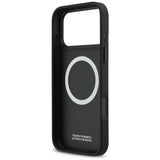 BMW M Tricolor Metal Logo MagSafe Case til iPhone 17 Pro Max - Grå