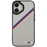 BMW M Tricolor Metal Logo MagSafe Case til iPhone 17 - Grå