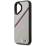 BMW M Tricolor Metal Logo MagSafe Case til iPhone 17 - Grå