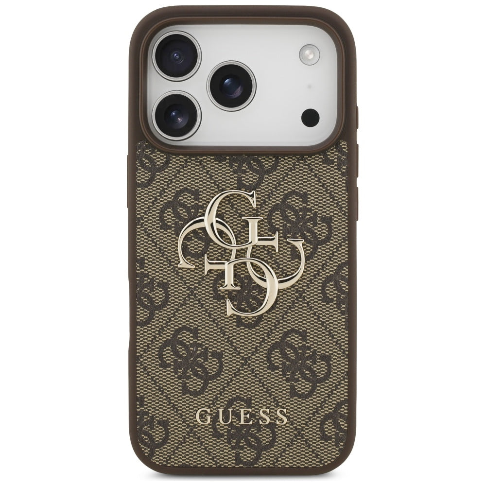Guess 4G Big Logo Case for iPhone 17 Pro - Brown