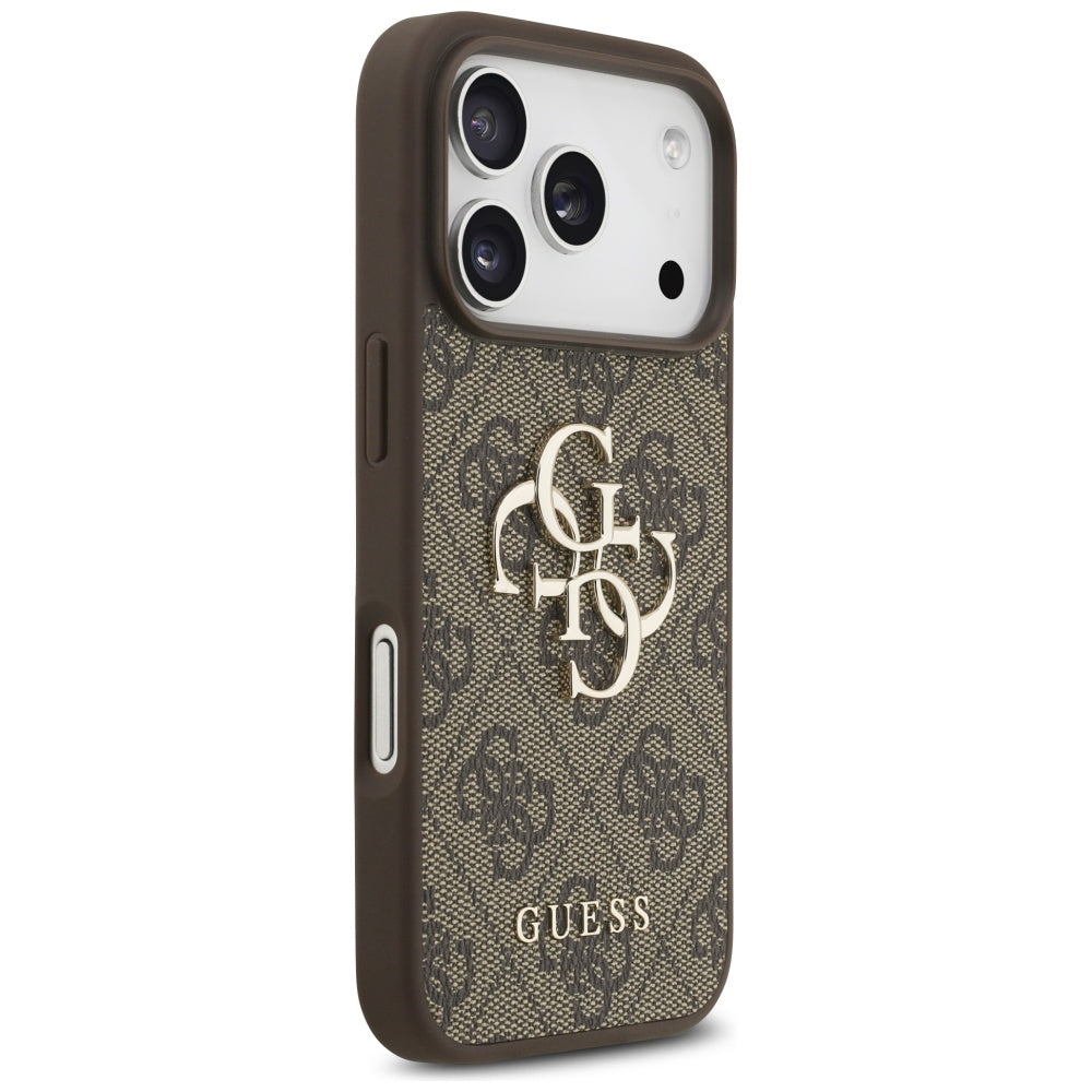 Guess 4G Big Logo Case for iPhone 17 Pro - Brown