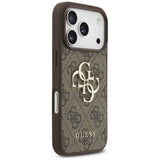 Guess 4G Big Logo Case for iPhone 17 Pro - Brown