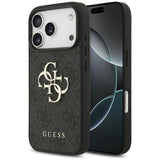 Guess 4G Big Logo Case til iPhone 17 Pro - sort