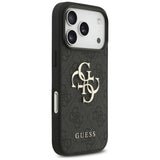 Guess 4G Big Logo Case til iPhone 17 Pro - sort