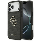 Guess 4G Big Logo Case til iPhone 17 Pro Max - sort