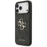 Guess 4G Big Logo Case til iPhone 17 Pro Max - sort