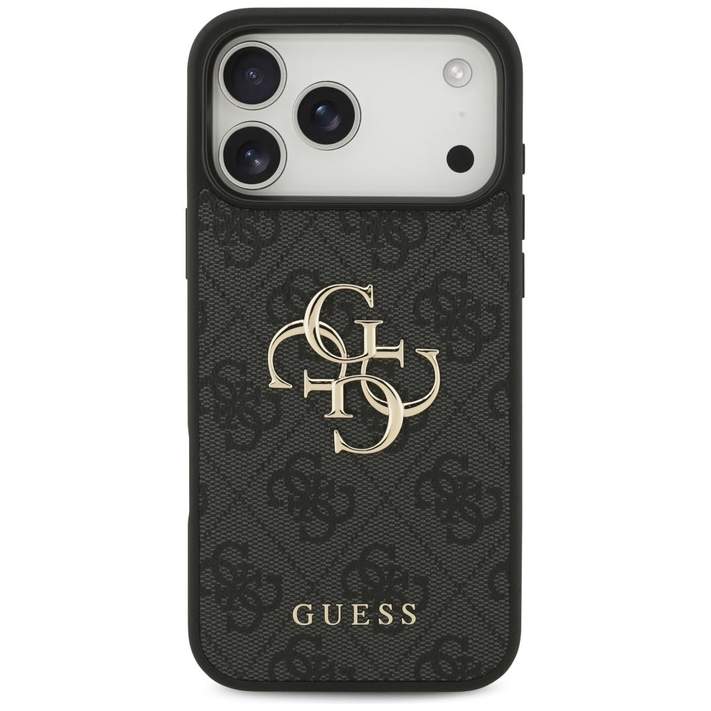 Guess 4G Big Logo Case til iPhone 17 Pro Max - sort