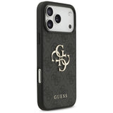 Guess 4G Big Logo Case til iPhone 17 Pro Max - sort