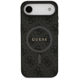 Guess 4G Ring Classic Logo MagSafe-hylster til iPhone 17 Air - sort
