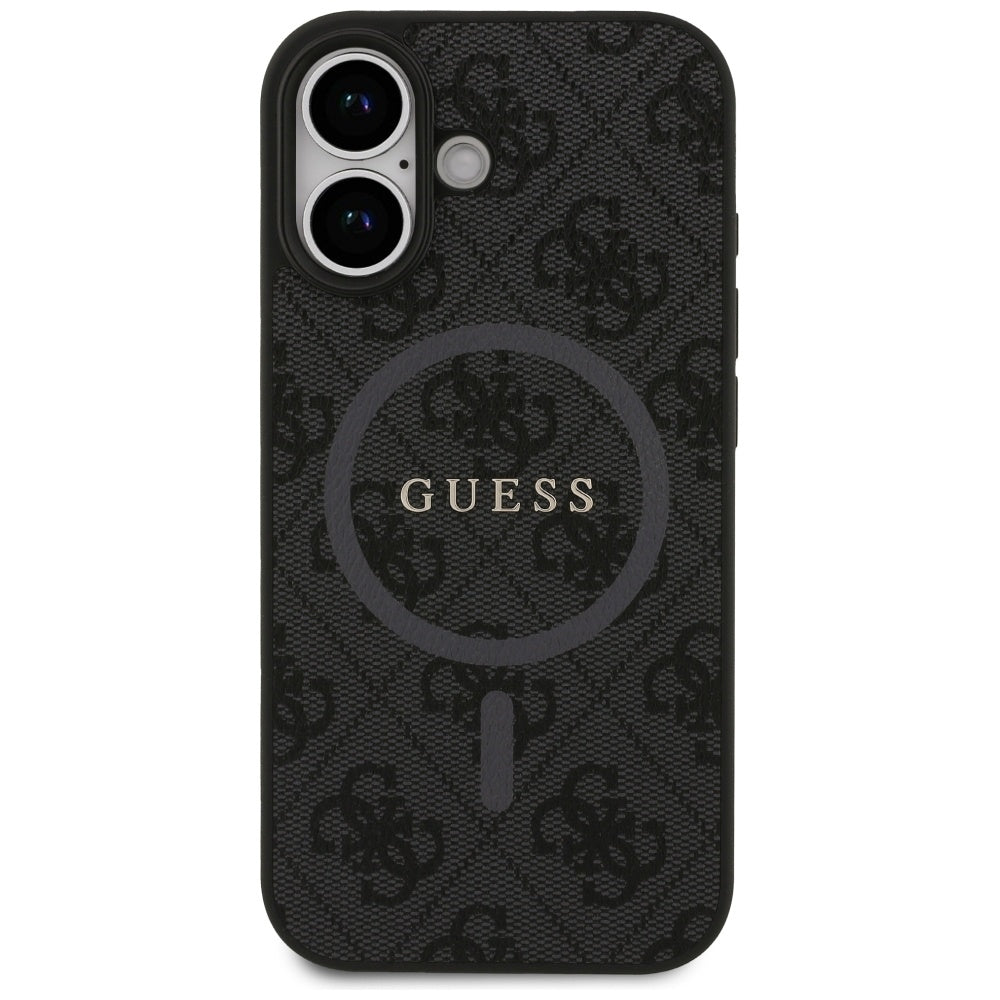 Guess 4G Ring Classic Logo MagSafe-hylster til iPhone 17 - sort