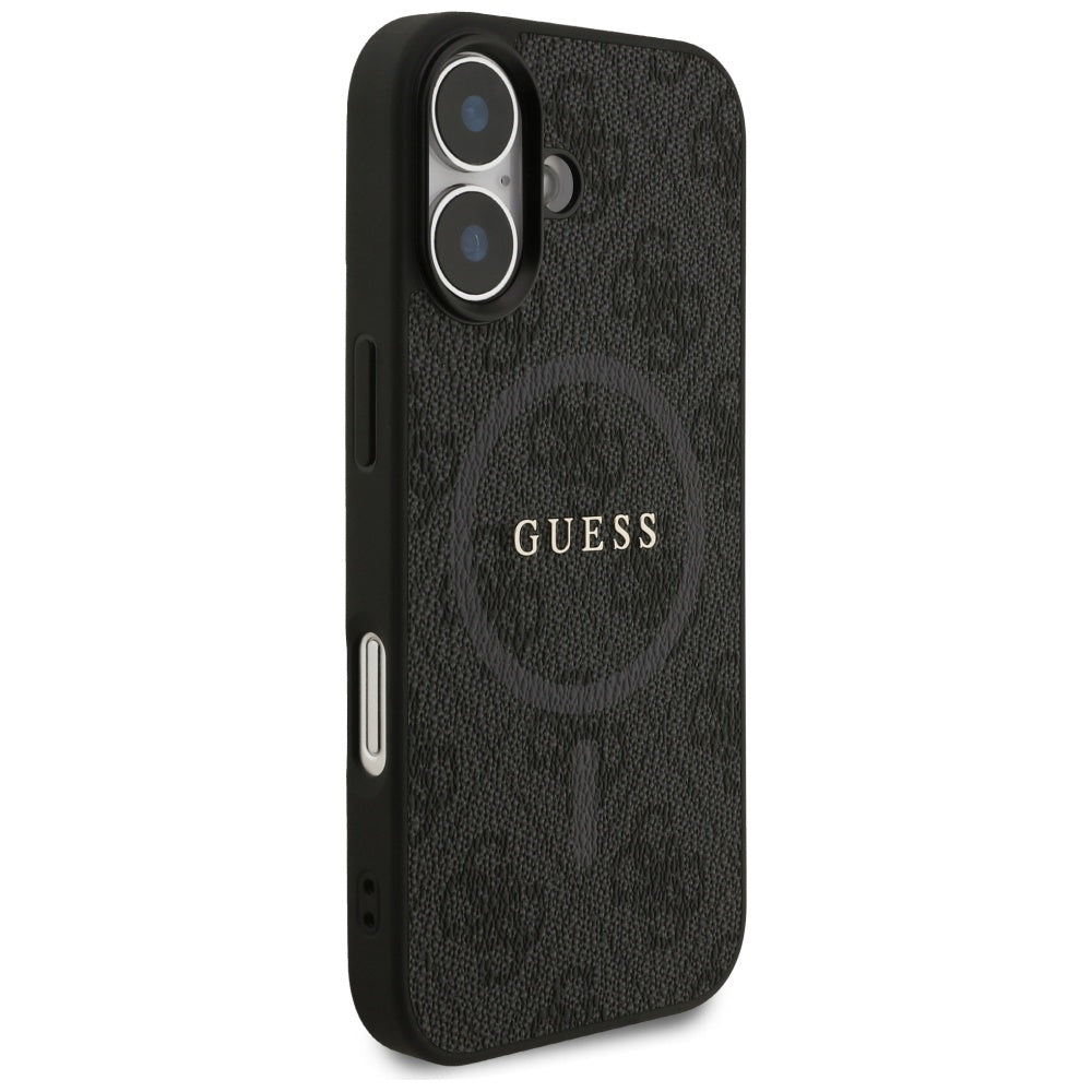 Guess 4G Ring Classic Logo MagSafe-hylster til iPhone 17 - sort