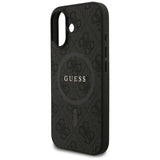 Guess 4G Ring Classic Logo MagSafe-hylster til iPhone 17 - sort