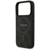 Guess 4G Ring Classic Logo MagSafe-hylster til iPhone 17 Pro - sort