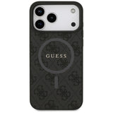 Guess 4G Ring Classic Logo MagSafe-hylster til iPhone 17 Pro Max - sort