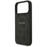 Guess 4G Ring Classic Logo MagSafe-hylster til iPhone 17 Pro Max - sort