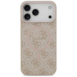 Guess 4G Ring Classic Logo MagSafena iPhone 17 Pro Max Case - Pink