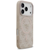 Guess 4G Ring Classic Logo MagSafe Case til iPhone 17 Pro - Pink