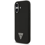 Guess Silicone Triangle Logo MagSafe Case til iPhone 17 - sort