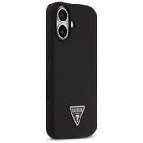 Guess Silicone Triangle Logo MagSafe Case til iPhone 17 - sort