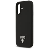Guess Silicone Triangle Logo MagSafe Case til iPhone 17 - sort