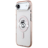Karl Lagerfeld IML Choupette Sketch Logo MagSafe Case til iPhone 17 Air - Pink