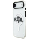 Karl Lagerfeld IML Karl Sketch Logo MagSafe Case til iPhone 17 Air - Transparent