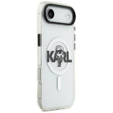 Karl Lagerfeld IML Karl Sketch Logo MagSafe Case til iPhone 17 Air - Transparent
