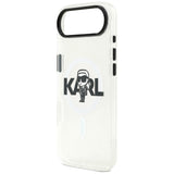 Karl Lagerfeld IML Karl Sketch Logo MagSafe Case til iPhone 17 Air - Transparent