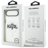 Karl Lagerfeld IML Karl Sketch Logo MagSafe Case til iPhone 17 Air - Transparent