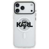 Karl Lagerfeld IML Karl Sketch Logo MagSafe Case til iPhone 17 Pro Max - Gennemsigtig