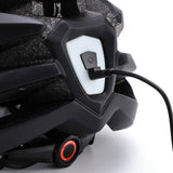 Wozinsky MTB Bike Helmet with Removable Visor and Rear USB Light M - Black
