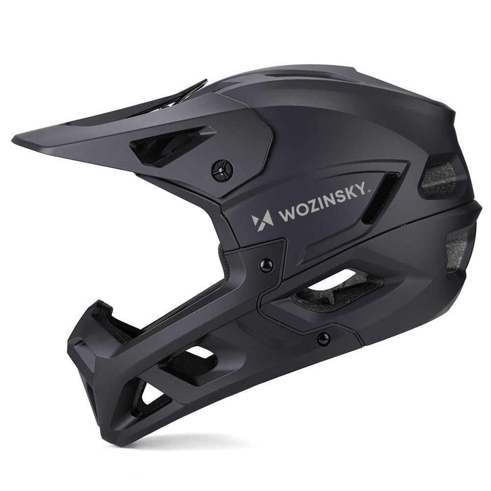 Wozinsky Full Face Bike Helmet with Detachable Visor 57-59 cm - Black