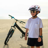 Wozinsky børns MTB cykelhjelm med aftagelig visir XS - Pink