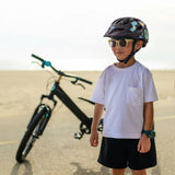 Wozinsky MTB Children's Bike Helmet with Removable Visor S - Black